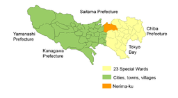 Nerimas läge i Tokyo prefektur