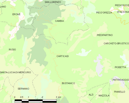 Carticasi - Localizazion