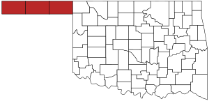 <span class="mw-page-title-main">Oklahoma Panhandle</span> Panhandle in north-western Oklahoma and former unorganized territory