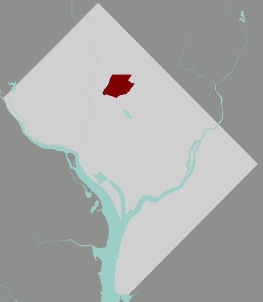 File:Map of Petworth Neighborhood in the District of Columbia.png