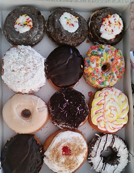 File:Maple Donuts Dozen Donuts.jpg