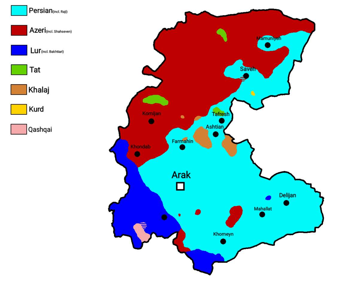 File Markazi Province Ethnic Map.png Wikimedia Commons