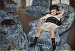 Little Girl in a Blue Armchair, 1878, National Gallery of Art