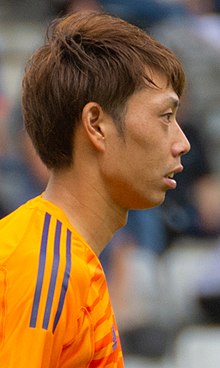 Масааки Хигашигучи во Јапонија против Парагвај (јуни 2018 година)