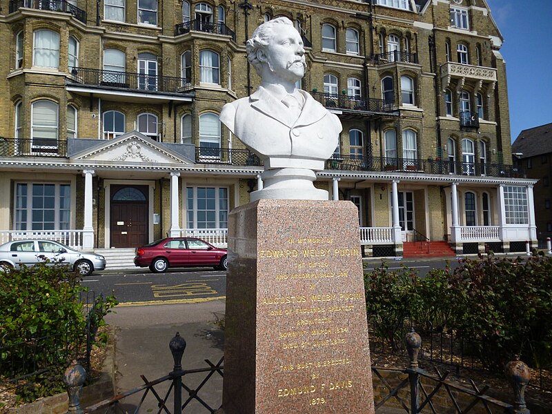 File:Memorial bust to Edward Welby Pugin.jpg