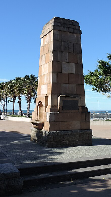 Memorial to Walter Barnes, 2014 Memorial to Walter Henry Barnes, Wynnum, 2014.JPG