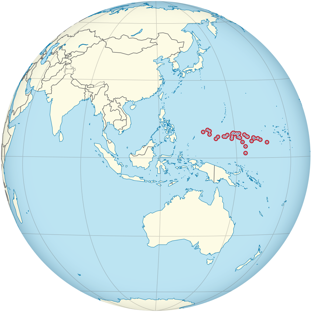 Micronesia Location On The World Map