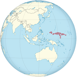 Map of Micronesia