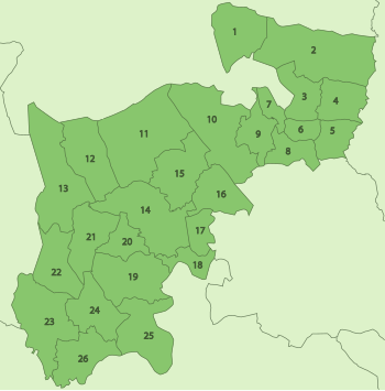 División administrativa en Middlesex