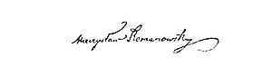 Mieczysław Romanowski autograf.jpg