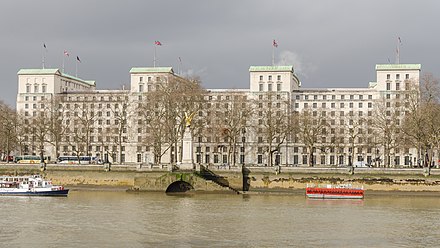 The MOD Main Building, Whitehall, London