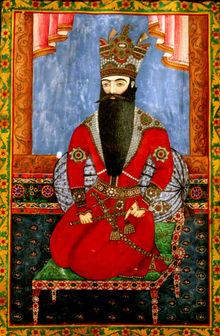 Mirza Qadim Irevani. Azerbaijan. Portrait of Fatali Shah.png