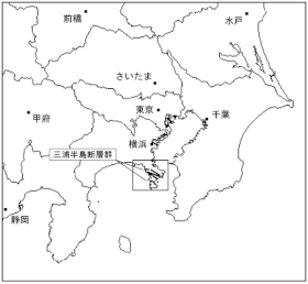 미우라반도 단층군