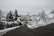 Čeština: Mlýnské údolí – ulice v Rudolfově, okres České Budějovice, Jihočeský kraj. English: Mlýnské údolí – street in Rudolfov, České Budějovice District, South Bohemian Region, Czechia.