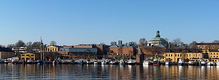 Skeppsholmen quay with the Moderna Museet