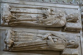 Sepulcro de Juan II de Aragón y Juana Enríquez, reyes de Aragón y Navarra, en el Monasterio de Poblet.