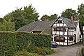 House and windbreak hedge