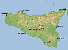 Mapa de ubicación de las montañas Héréens.