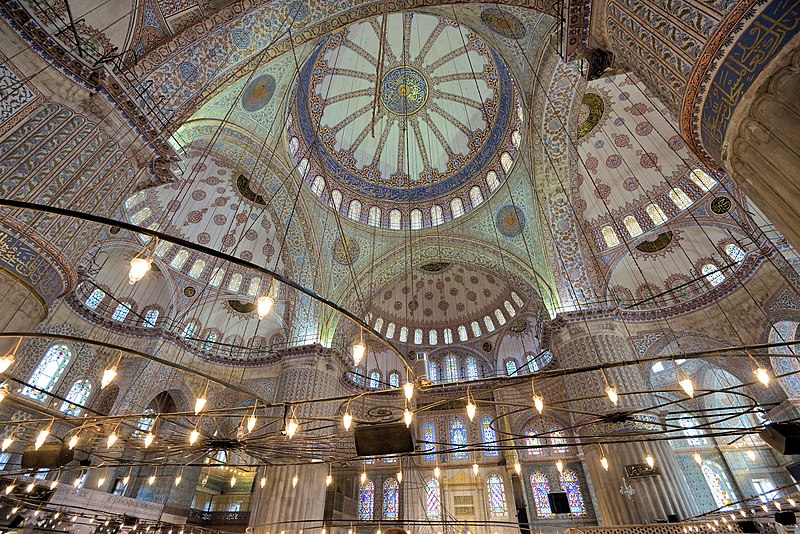 File:Mosque in Istanbul internal view 3 (retouched).jpg