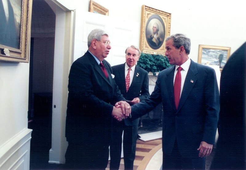 File:Mr. Klein and President George W. Bush.jpeg