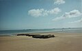 Mulberry harbours/landing beach, Arromanches-les-Bains, France