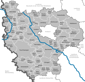 Landkreis Ansbach: Geographie, Geschichte, Politik