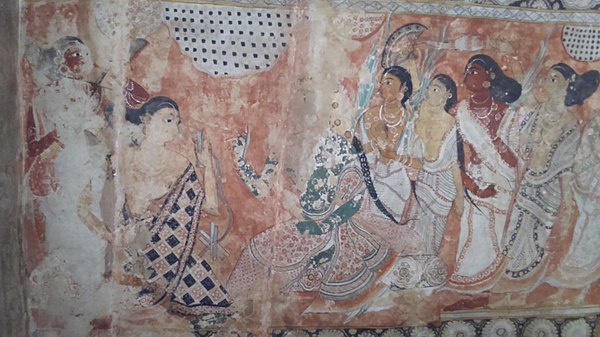 Mural in Veerabhadra temple