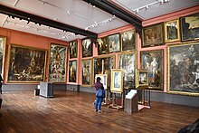 Gustave Moreau Múzeum, Párizs, Kilátás a műhely két helyiségének egyikére.jpg