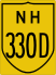 National Highway 330D marker