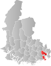 Oddernes в рамките на Vest-Agder