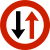 Give way to oncoming traffic