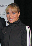 Natalie Coughlin, BA 2005, multiple gold medal-winning Olympic swimmer