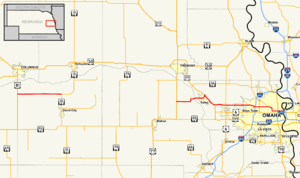 Nebraska Highway 64 map.png