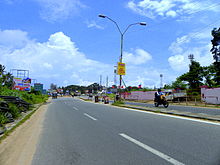 New flyover Junction near Lal Bahadur Shastri Stadium, Kollam New ROB Junction, Kollam.jpg