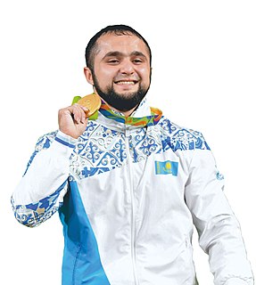 Nijat Rahimov Kazakhstani weightlifter