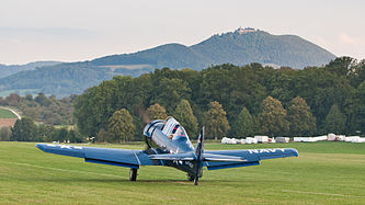 English: North American Super Six (reg. D-FHGV, built in 1941). Engine: Pratt & Whittney R1340-61. Deutsch: North American Super Six (Reg. D-FHGV, Baujahr 1941). Motor: Pratt & Whittney R1340-61.