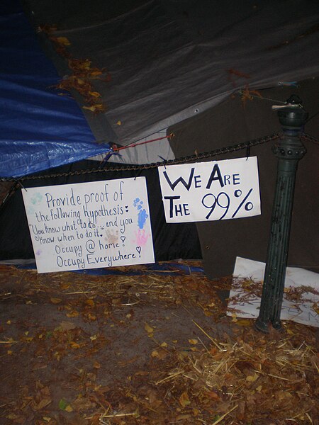 File:Occupy Portland November 2, signs.jpg