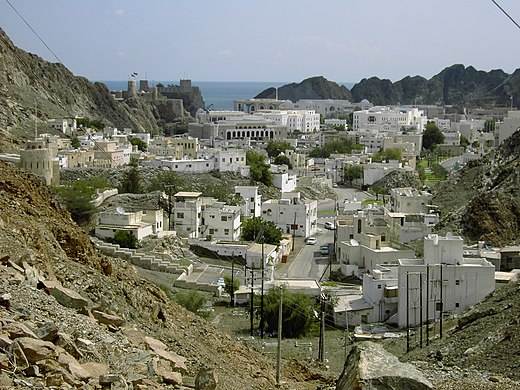 De oude stad van Muscat