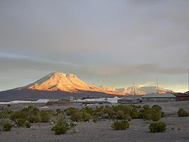 Chile.jpg'den Ollague Volkanı