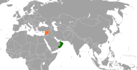 Syrien og Oman