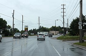 A 148. út (Ontario) metszetének szemléltető képe