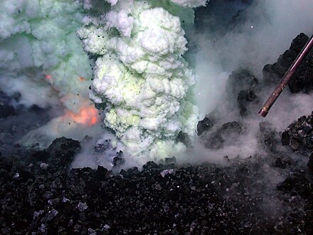 Volcanic eruption at West Mata submarine volcano between Samoa and Tonga, 2010
