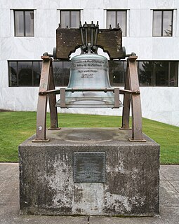 <i>Liberty Bell</i> (Oregon State Capitol) symbolic American bell