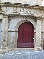 Porte biaise, hôtel d'Agde de Fondousse