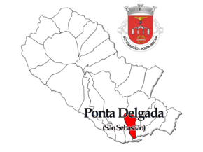 Localização no Município de Ponta Delgada