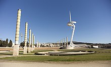 Montjuic Communications Tower, Barcelona, Catalonia, Spain (1992) PM 099315 E Barcelona.jpg