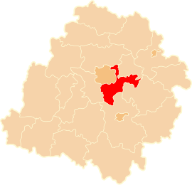 Powiat Powiat łódzki wschodni v Lodžskom vojvodstve (klikacia mapa)