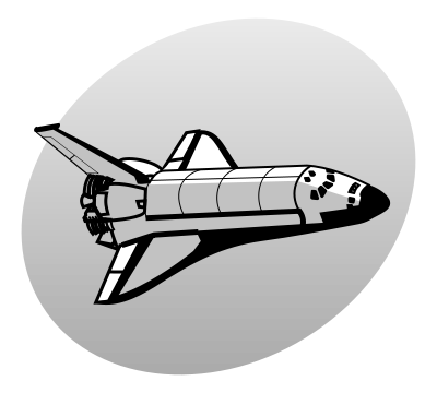 cartoon nasa spaceship