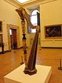 An Italian triple harp ("arpa tripla").