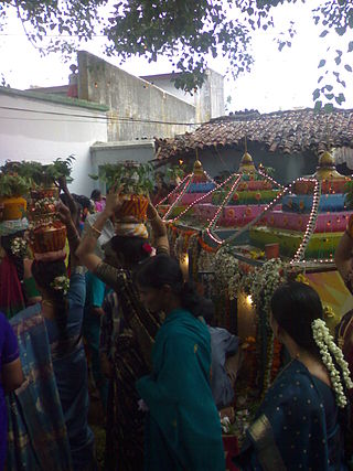 <span class="mw-page-title-main">Bonalu</span> Annual Hindu festival